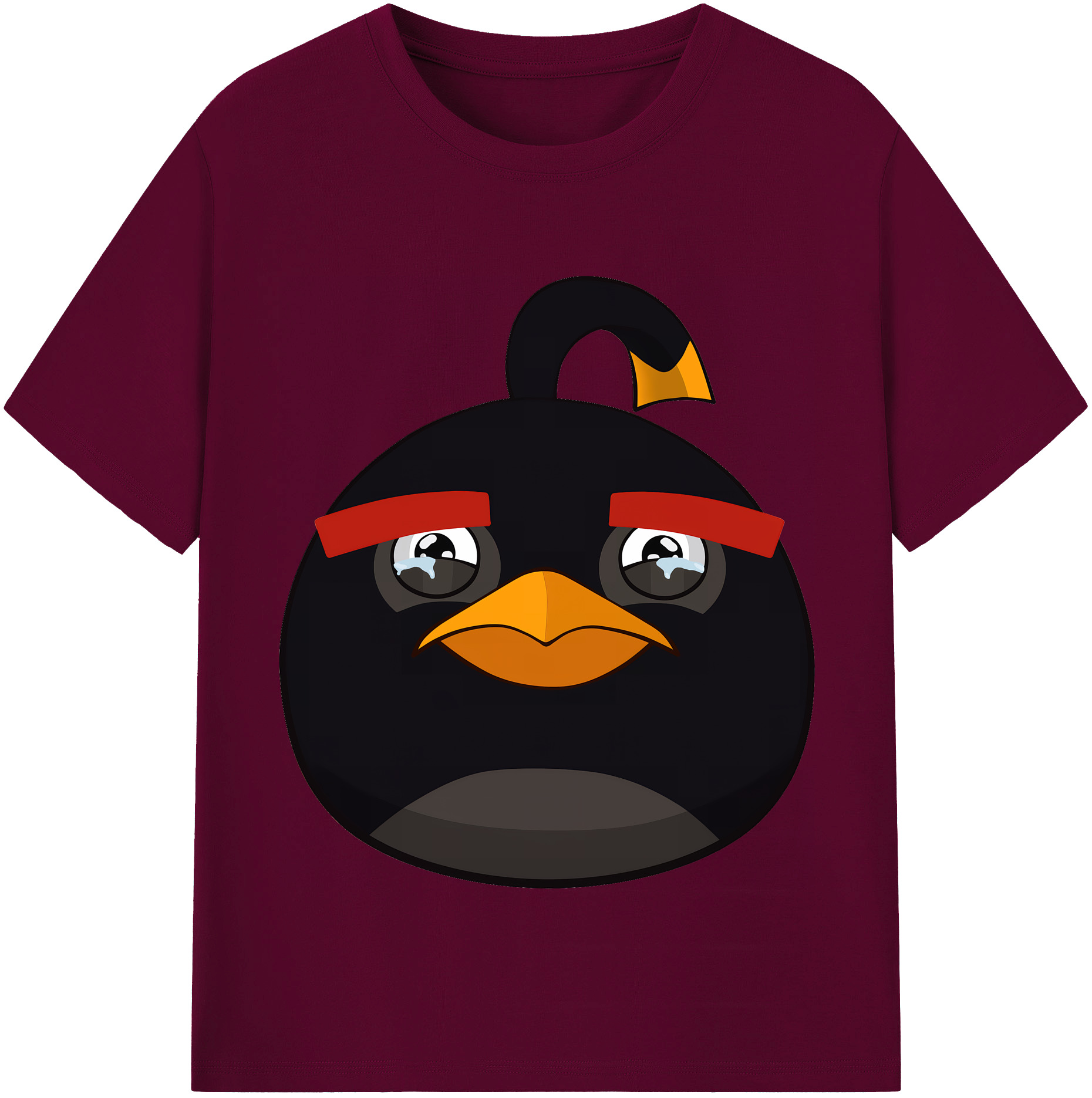 （画像用） Angry Birds アングリーバード レディースカジュアルプリントTシャツ（綿100％）